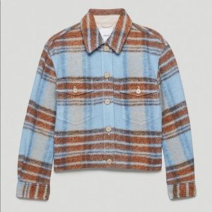 NWT Ganna Cropped Shirt Jacket